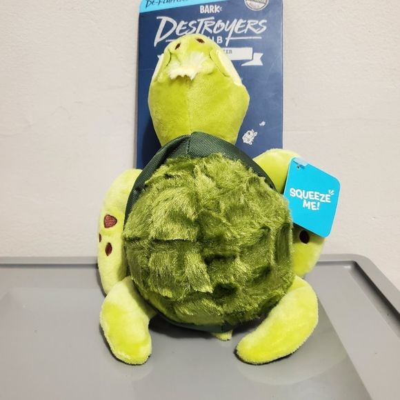 Bark Dog Nwt Bark Destroyers Club Tubular Tucker The Turtle Dog Toy